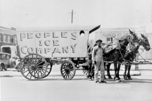 Tulsa Ice Wagon 1913 (Internet image).